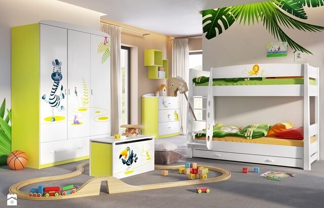 Pokój dziecka w stylu safari