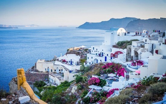 greckie miasteczko nad morzem