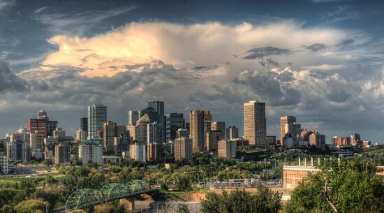 panorama kanadyjskiego miasta