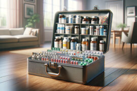 walizka z lekarstwami